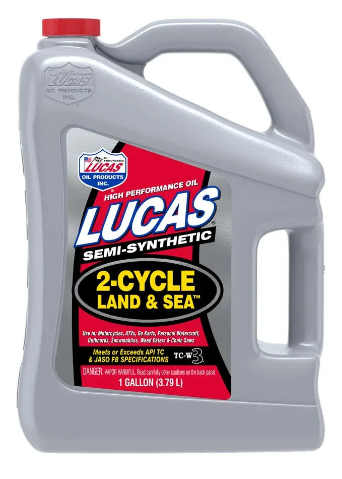 Lucas Oil Land & Sea 2-Cycle Oil / 4X - High-Performance Engine Lubricant