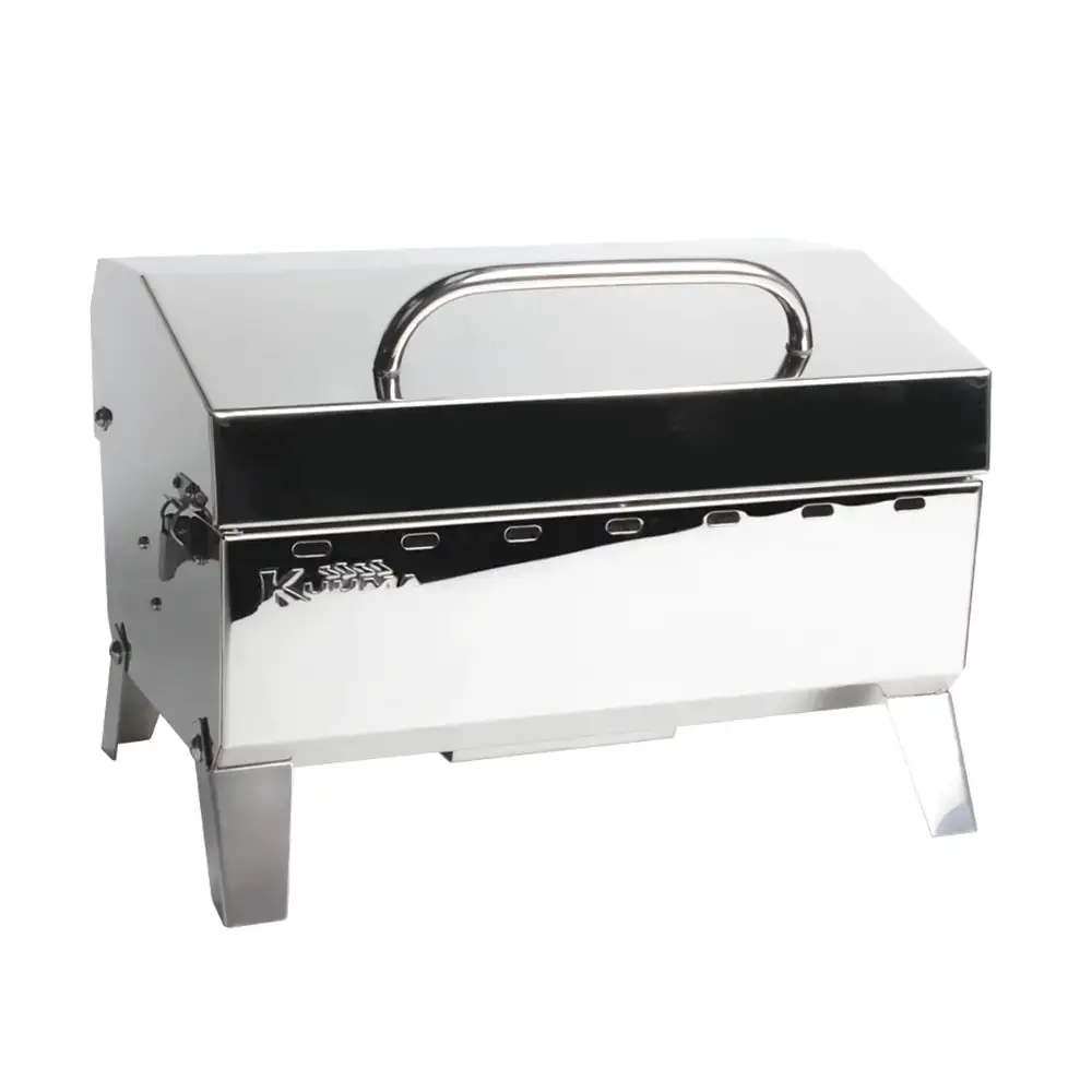 Camco Marine Grill-Stow N Go 125 Compact Gas Grill for Marine and Outdoor Use by CAMCO MARINE