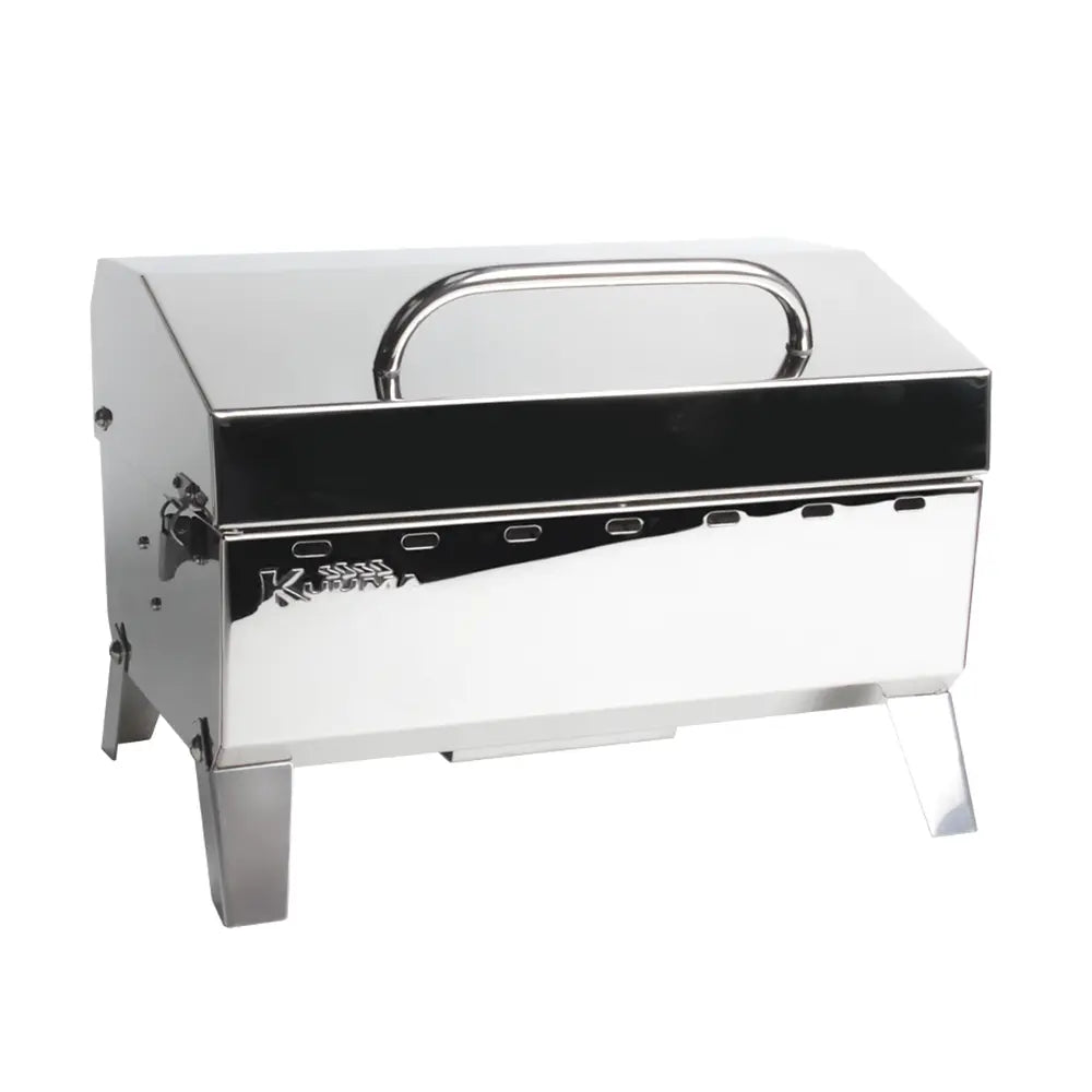 Camco Marine Grill-Stow N Go 125 Compact Gas Grill for Marine and Outdoor Use