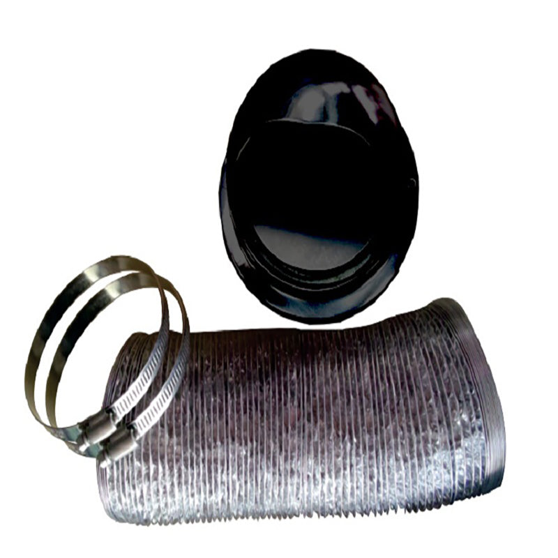PINNACLE Outside Vent Kit - Black (Part Number 181065)