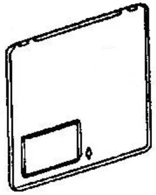 Dometic 10-Gallon Door Assembly with Black Frame (Part #9108873909)
