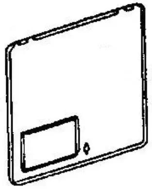 Dometic 10-Gallon Door Assembly with Black Frame (Part #9108873909) by DOMETIC