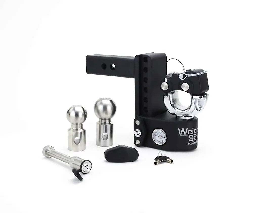 Weigh Safe Steel Drop Hitch with 2-inch Shank - 6 Feet Length by Weigh Safe