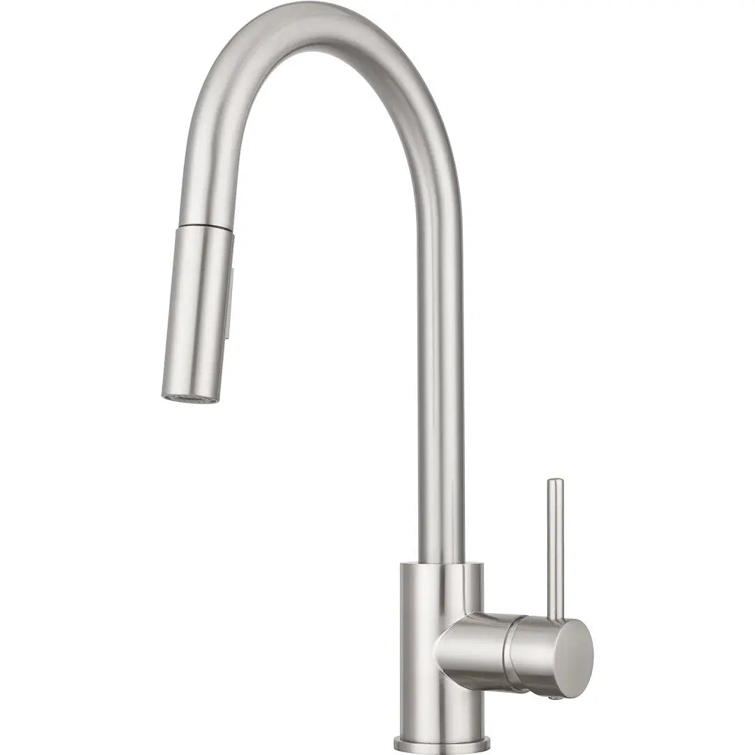 DURA FAUCET DFNMK540SN Kitchen Faucet with Modern Design and Durable Construction