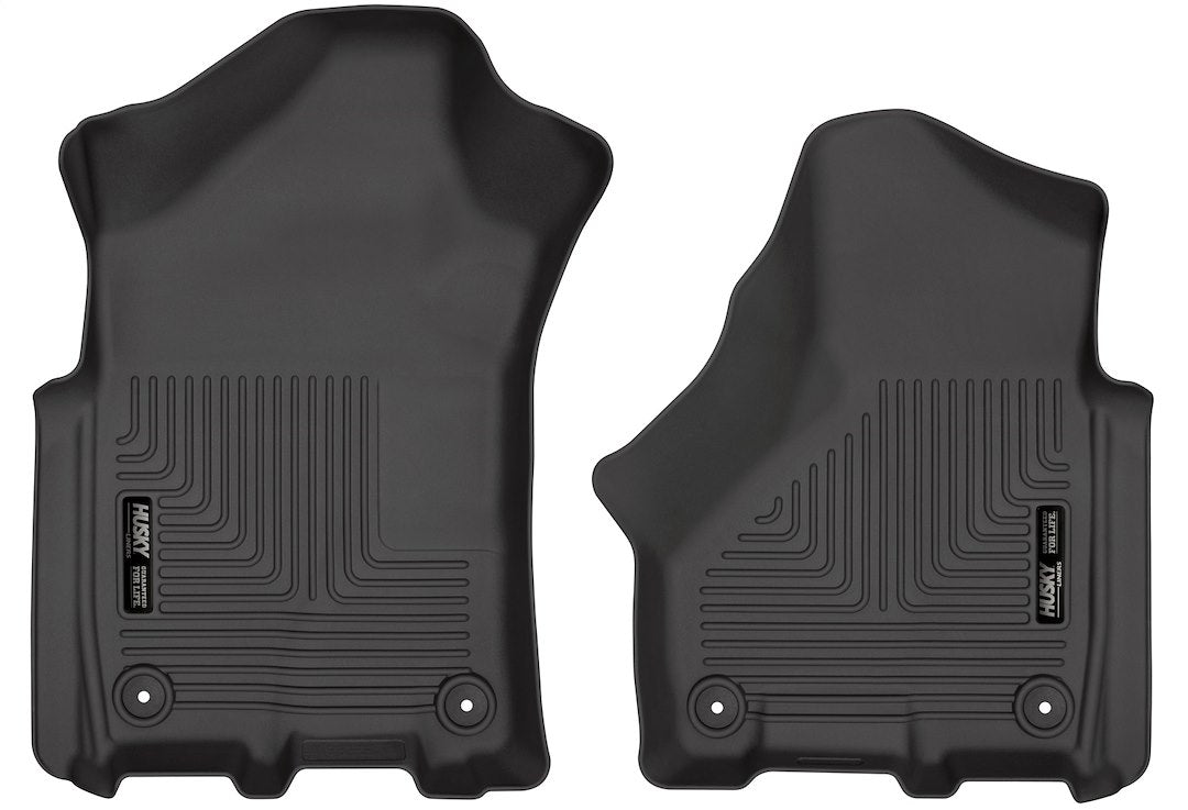 HuskyLiner 13051 Front Floor Liners for 2019-2023 Ram 2500 and 3500 – Black