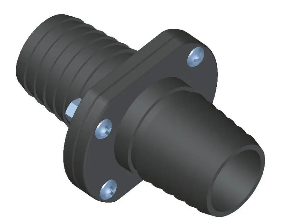 T-H Marine 1 1/8 Inch Inline Scupper ILS1200DP for Marine Drainage and Ventilation