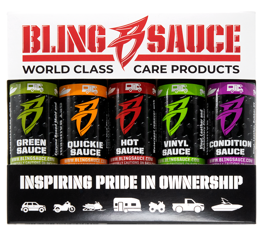 Bling Sauce BS5PACK 2 oz Bottle Promo Kit - Value Pack of 5