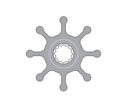 Johnson Pump Impeller Kit F7 Neoprene (Part Number 091028B)