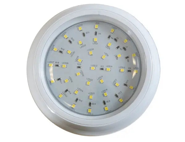 Buyers Products Interior Light, 5.1 Inch Round Clear Lens, Part #5625336