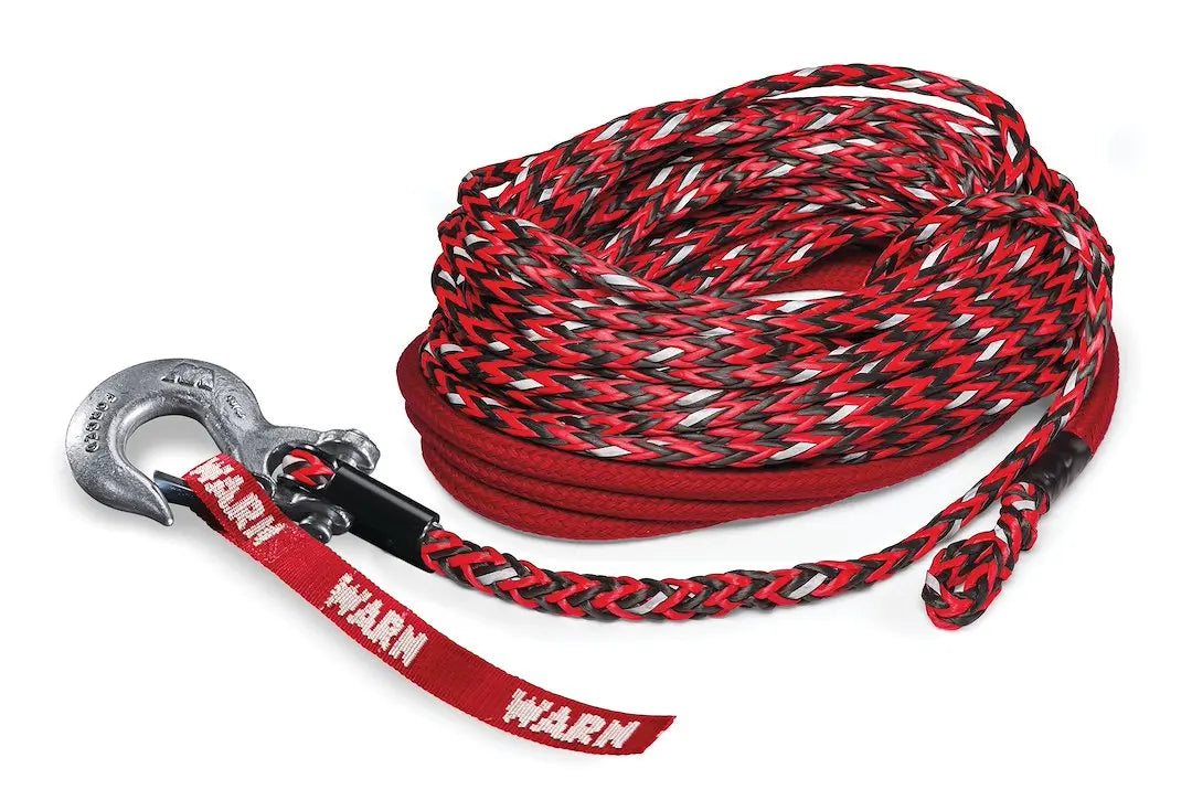 WARN Industries 102560 Rope Assembly, 3/8 inch x 80 feet for Heavy-Duty Towing and Lifting
