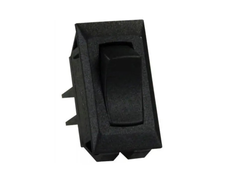 JR Products Unlabel 12V On/Off Switch in Black – Part Number 134015