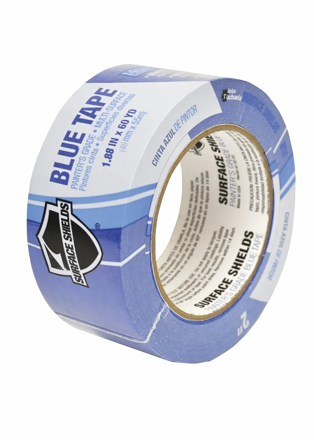 AP Products Blue Masking Tape 1 Inch x 180 Feet - Professional Grade Painter's Tape