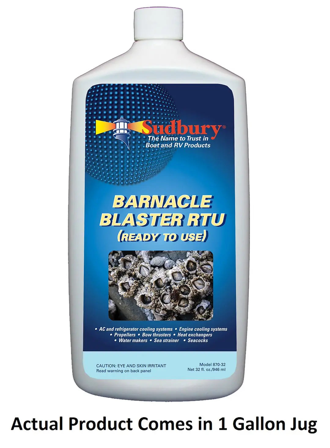 Sudbury Barnacle Blaster Ready to Use - Part Number 870128