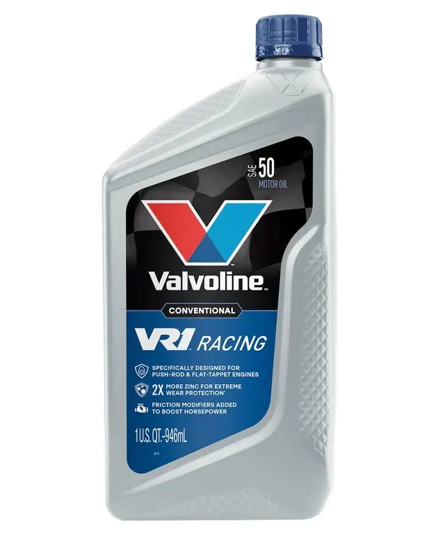 Valvoline VR1 Racing 50 Motor Oil, 6 Quart Case (Part #822350)