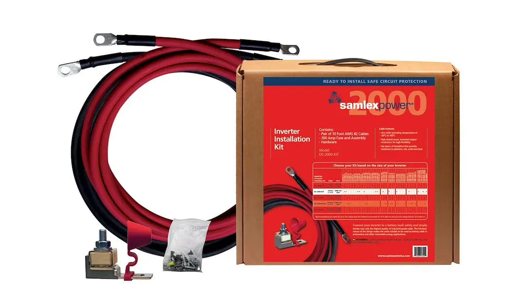 Samlex Amer DC2000KIT Fuse & Wiring Inverter Installation Kit