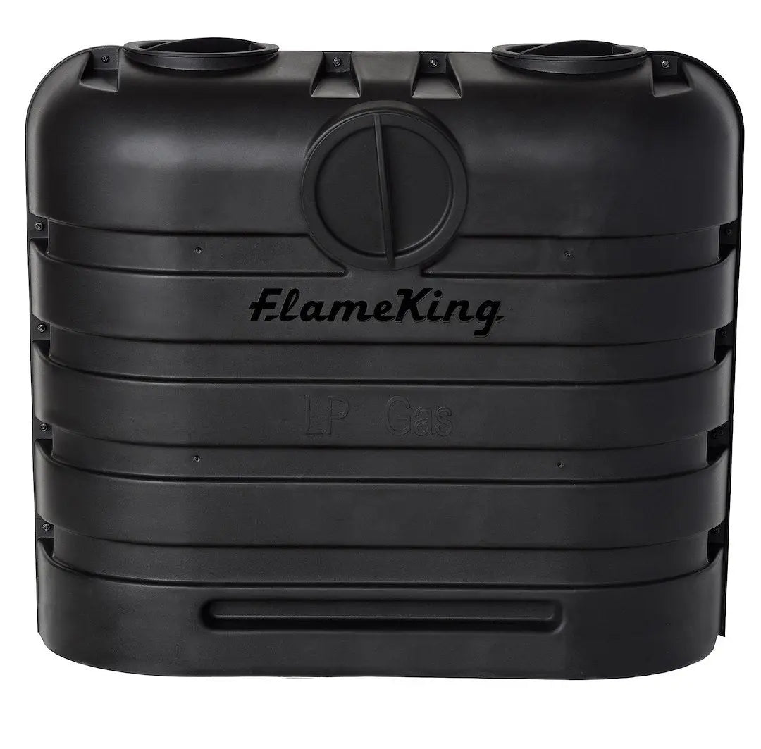 Flame King Dual 30 lb LP Propane Tank Light PLA - Reliable Fuel Storage Solution