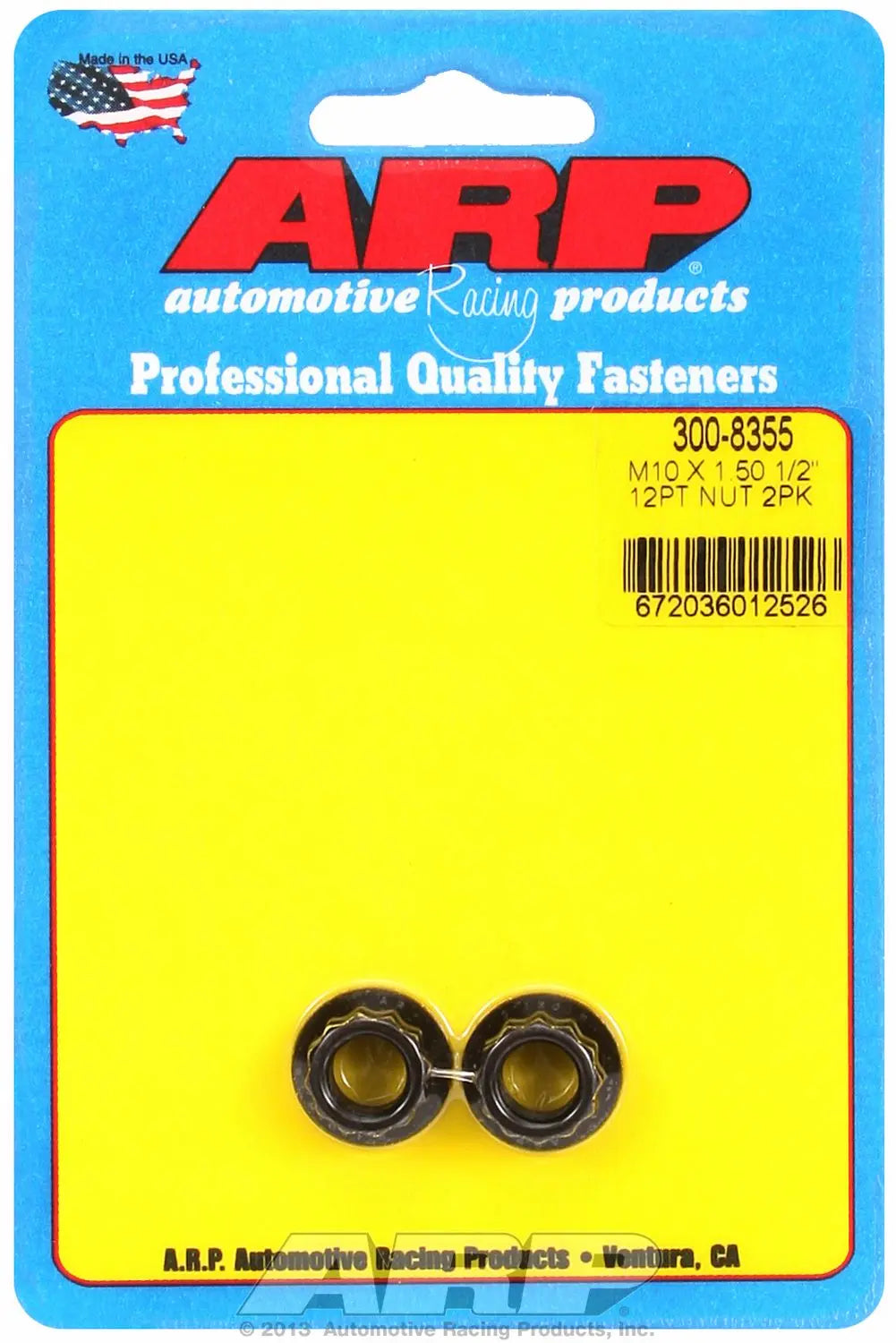 ARP M10x1.50 Stainless Steel 12-Point Nut Kit - High-Strength Fastener Solution
