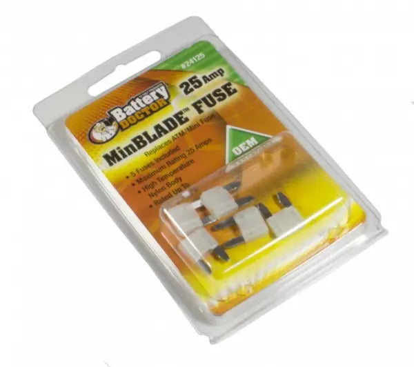 WIRTHCO 24125 Min Blade Fuse - 25 Amp for Reliable Circuit Protection