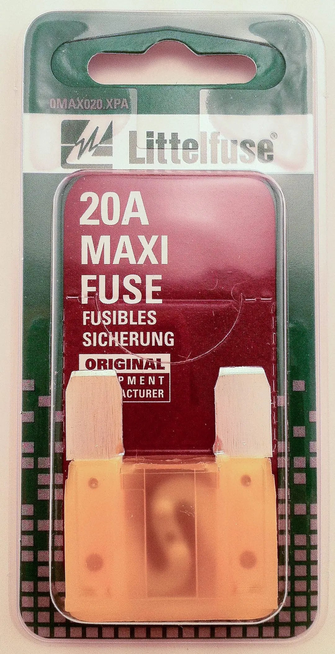 Littelfuse MAXIFUSE 20A Maxifuse Circuit Protector (Part Number MAX20BP, Pack of 5)