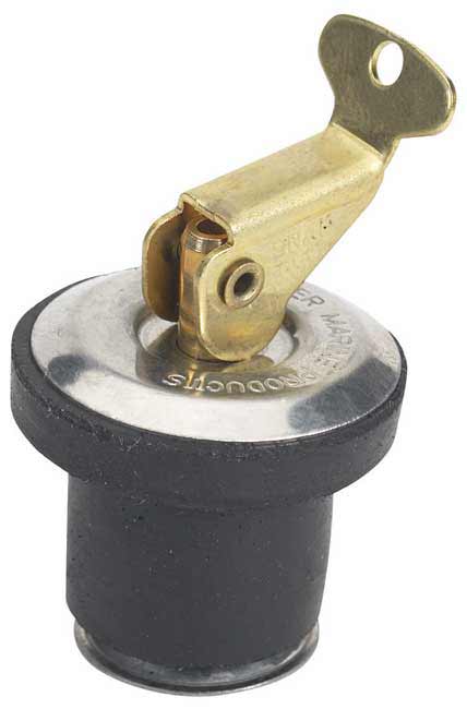 Moeller 13/16 inch ID Deck & Bait Well Plug - Durable Marine Fitting