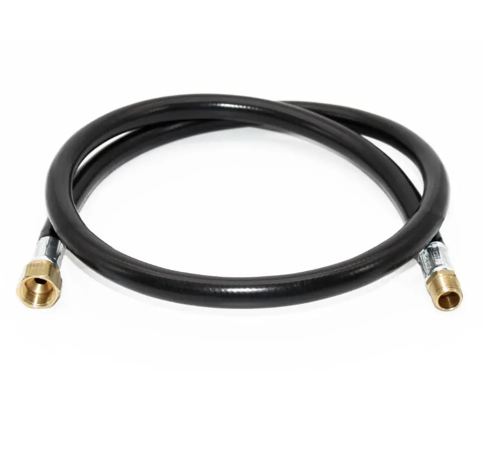 Flame King 48 ft LP Hose with 3/8 in Female to 1/2 in Female Fittings