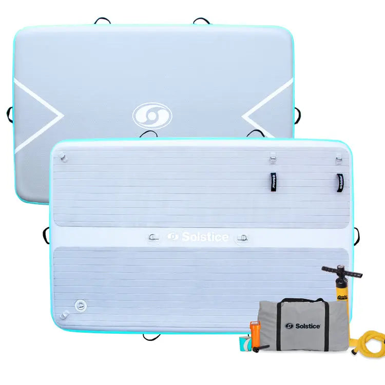 Solstice Water 8' x 5' Traction Pad Dock for Enhanced Stability and Traction