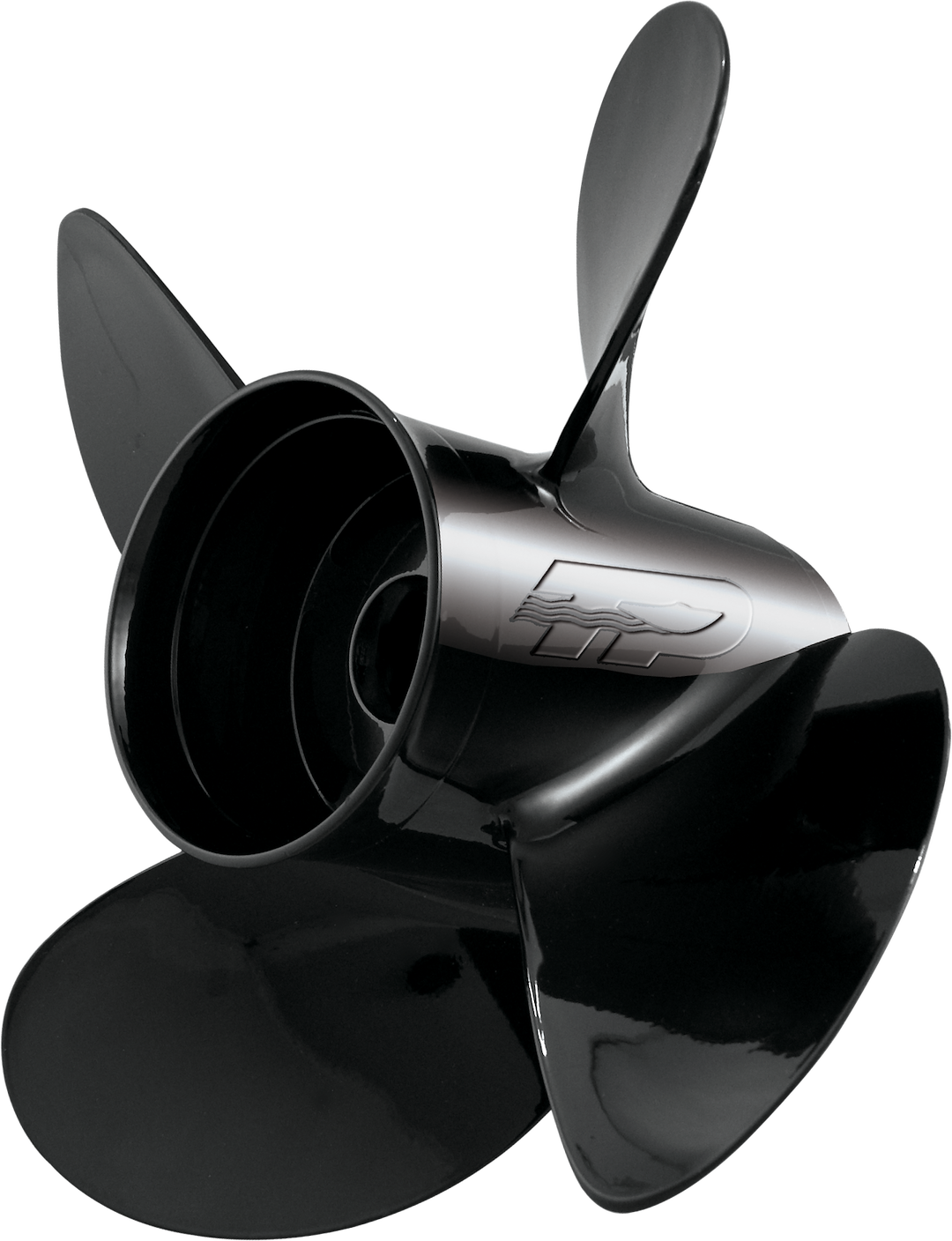 Turning Point 21501740 Hustler 4-Blade Left-Hand Aluminum Propeller, 14.5 x 17