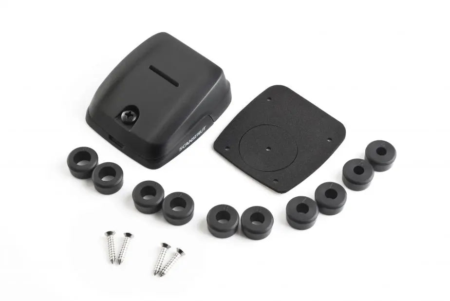 Scanstrut DS-HD10-BLK Horizontal Double Cable Organizer