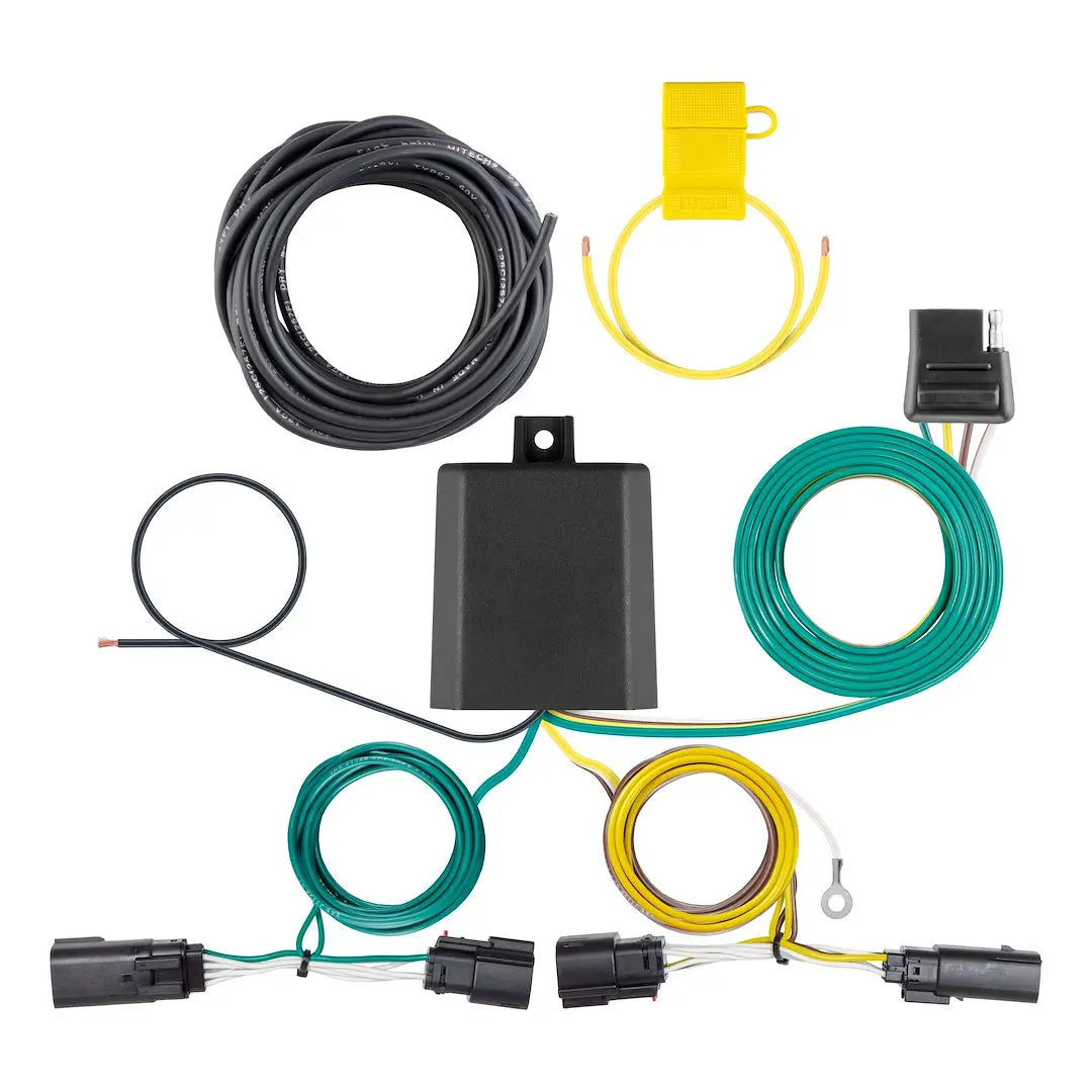 CURT MFG Custom Wiring Harness 4-Way Flat - Reliable Trailer Wiring Solution