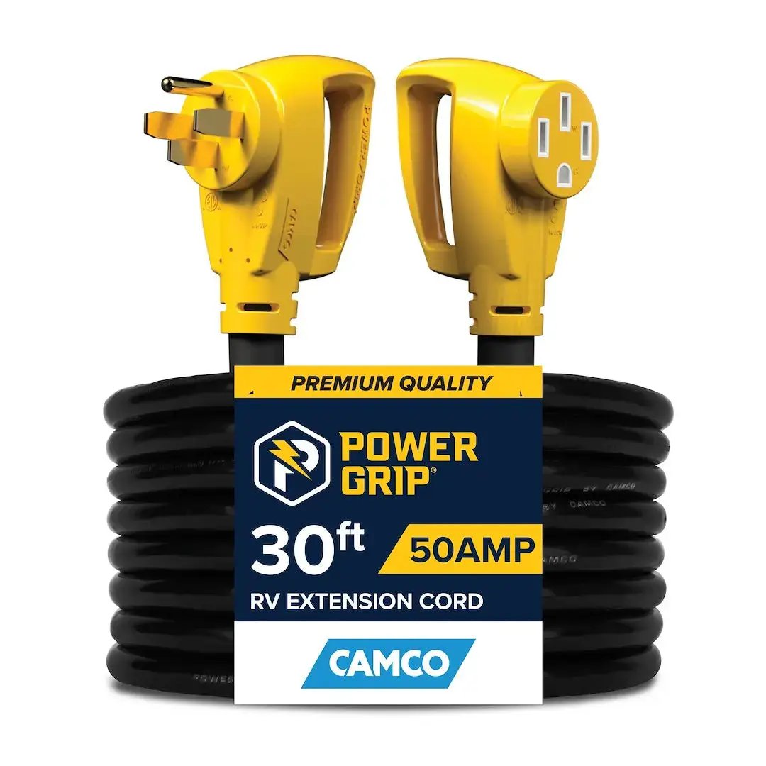 Camco Power Cord 50A 30 Feet with Handle - Model 55195 by CAMCO