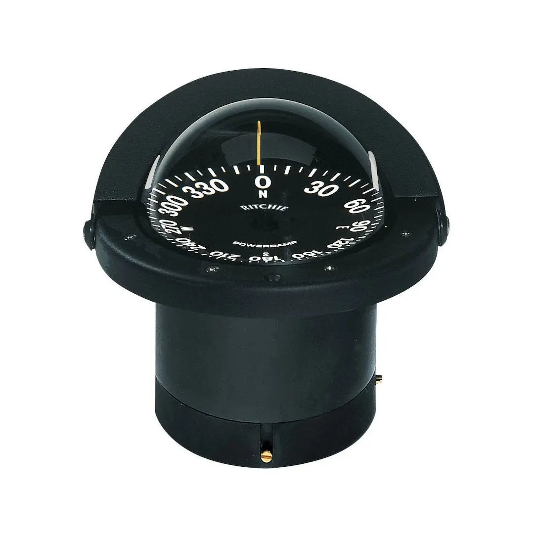 Ritchie Navi FN201 Compass Flush Mount with 4.5-Inch Dial in Black