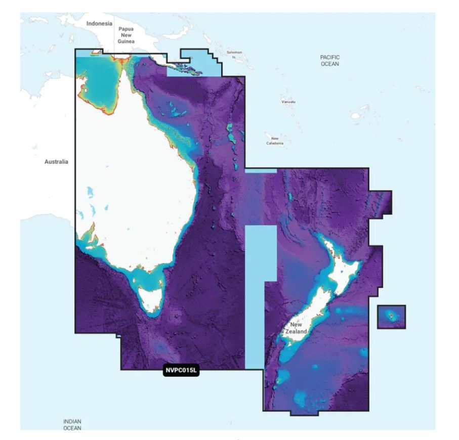 Garmin Navionics Vision+ Australia - Advanced Marine Navigation System (Part Number 010C148200)