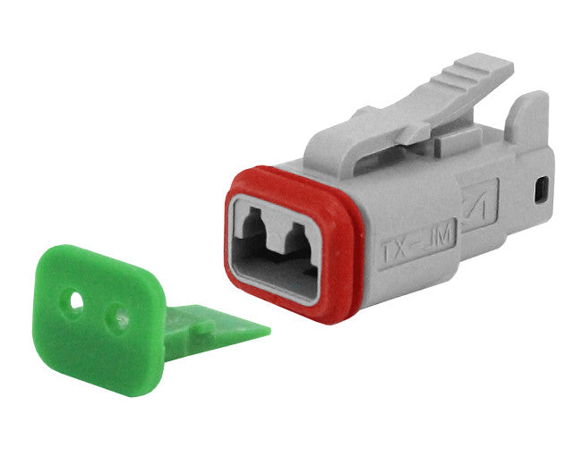 PACER Deutsch 2-Pin DT Plug & Wedge 10 Pack - Reliable Electrical Connection