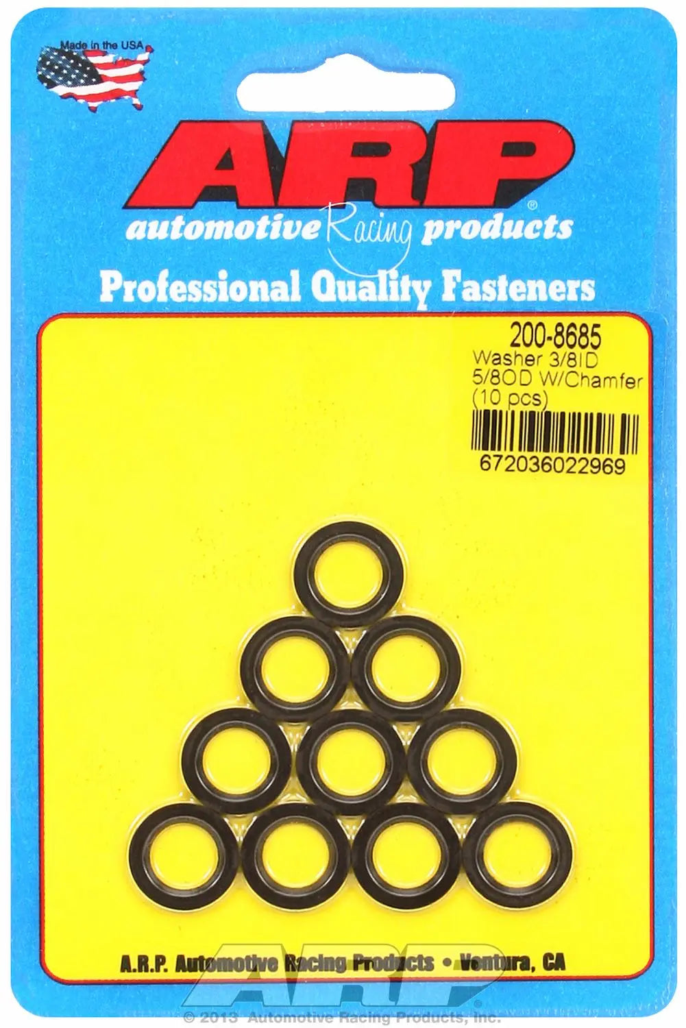 ARP 2008685 3/8-5/8 inch Outer Diameter Machined Washer Set