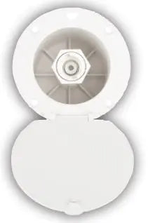 DURA FAUCET DFSA184WT Exterior Spray Dock in White
