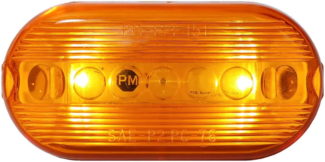 Peterson MFG LED Motorcycle PC MV Oblong Light - 4.125 x 2 inches, Part Number M35AMVBT2