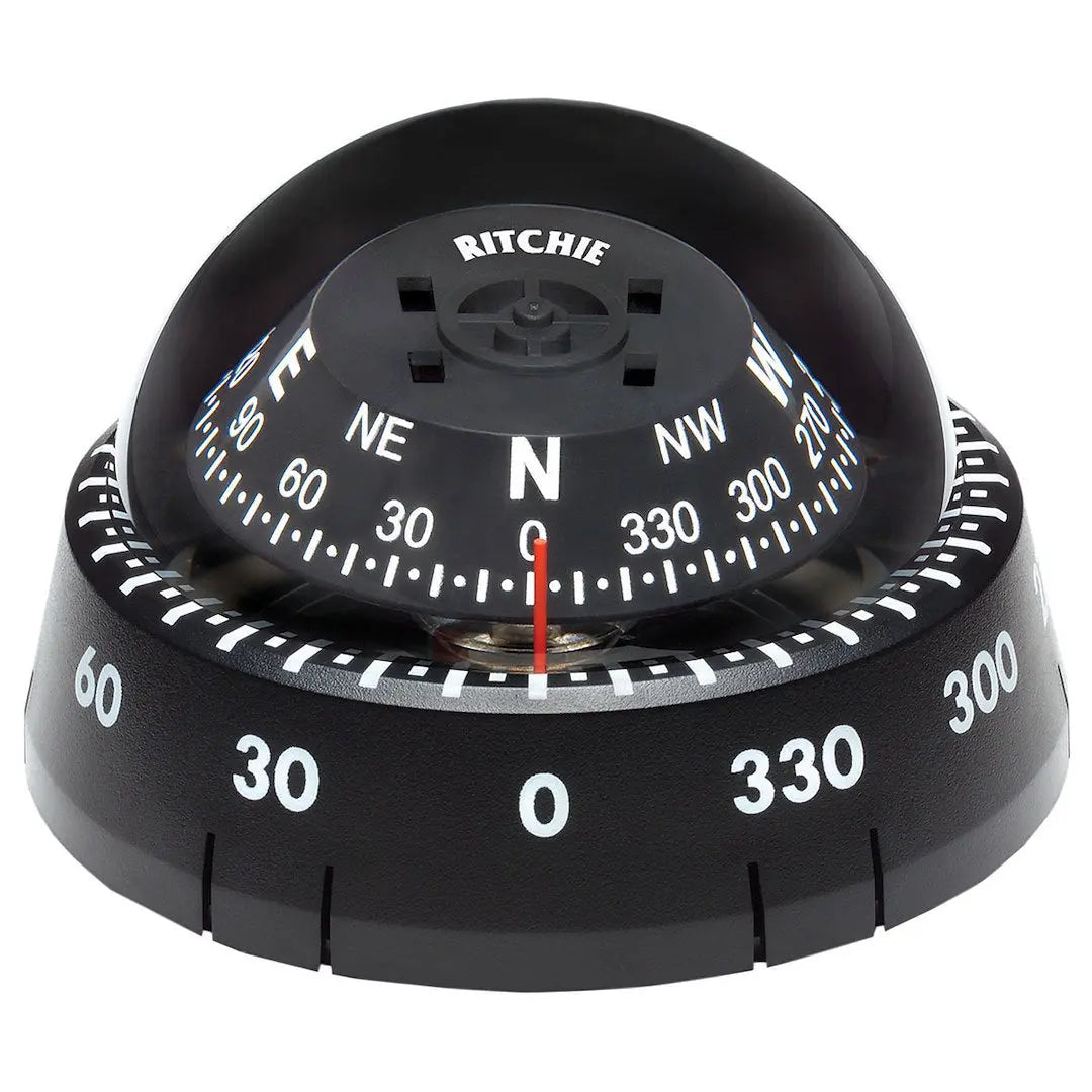 Ritchie Navi Compass Kayak Mount 2.75' Dial Black - Reliable Marine Navigation Accessory