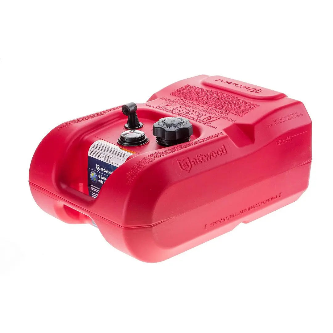 Attwood Mari ASM-Gauge 6-Gallon Gas Tank for Marine Applications