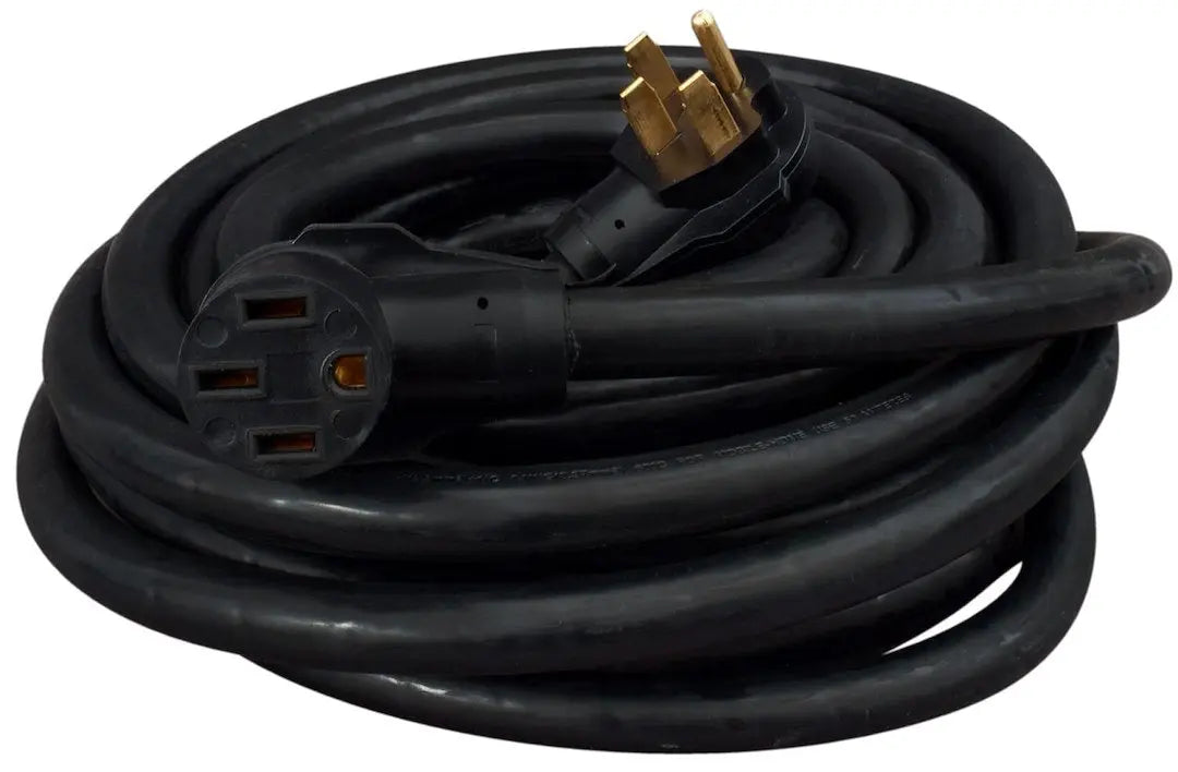 Valterra LLC 50A 50' Extension Cord in Black - Bulk Pack