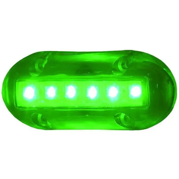 T-H Marine Green Underwater Surface Mount LED - Part Number LED51868DP