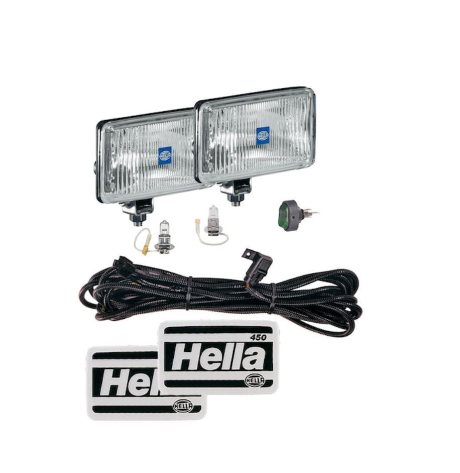 HELLA 005860691 450 Driving Lamp Kit with H3 12V Bulb, ECE/SAE