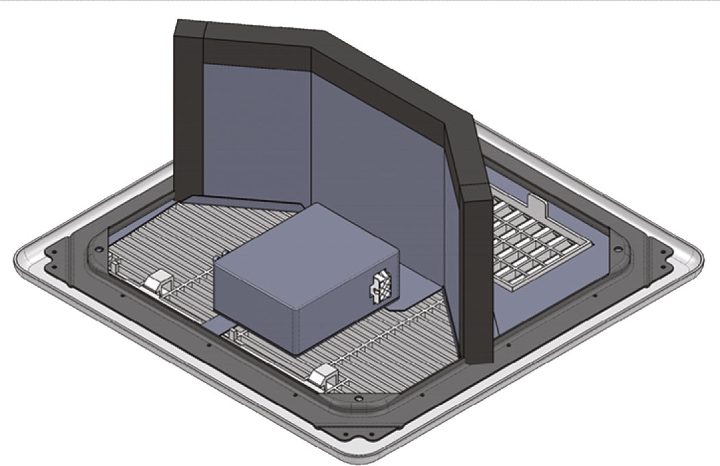Coleman RVP Dometic Conversion Kit (Part Number 9330A5221) for RVs and Campers