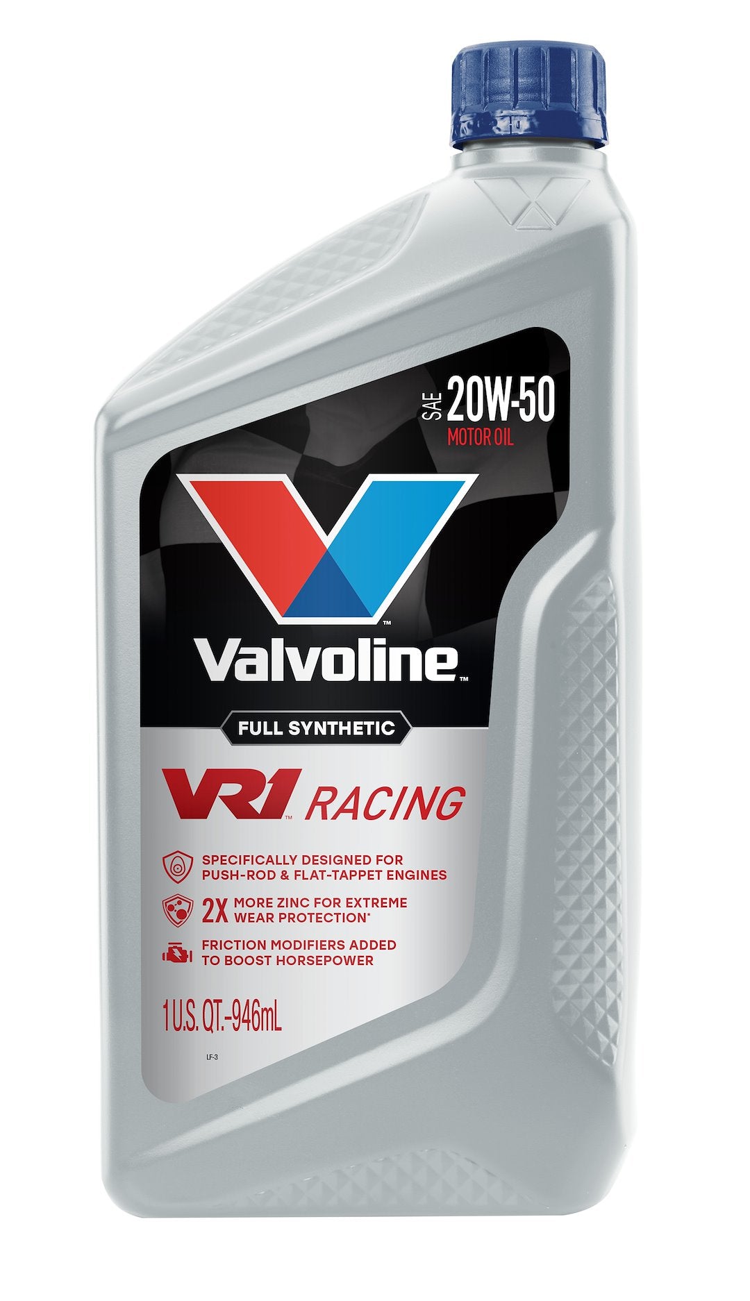 Valvoline VR1 Synthetic Racing 20W50 Motor Oil - 6 Quart Case
