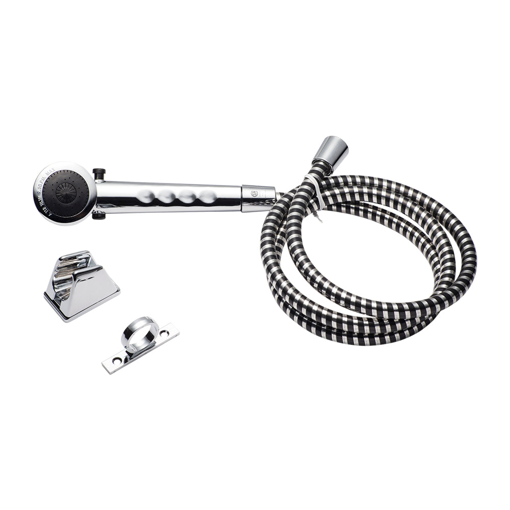 DURA FAUCET DFSA130CP Chrome Shower Head & Hose Kit