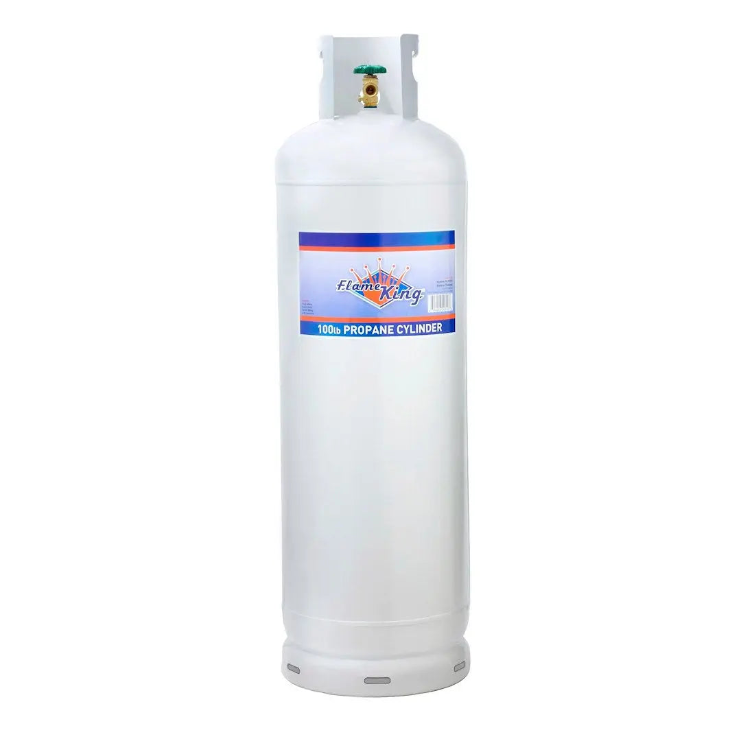Flame King YSN100 100-Pound Propane Cylinder - Heavy Duty LP Tank for Safe Fuel Storage