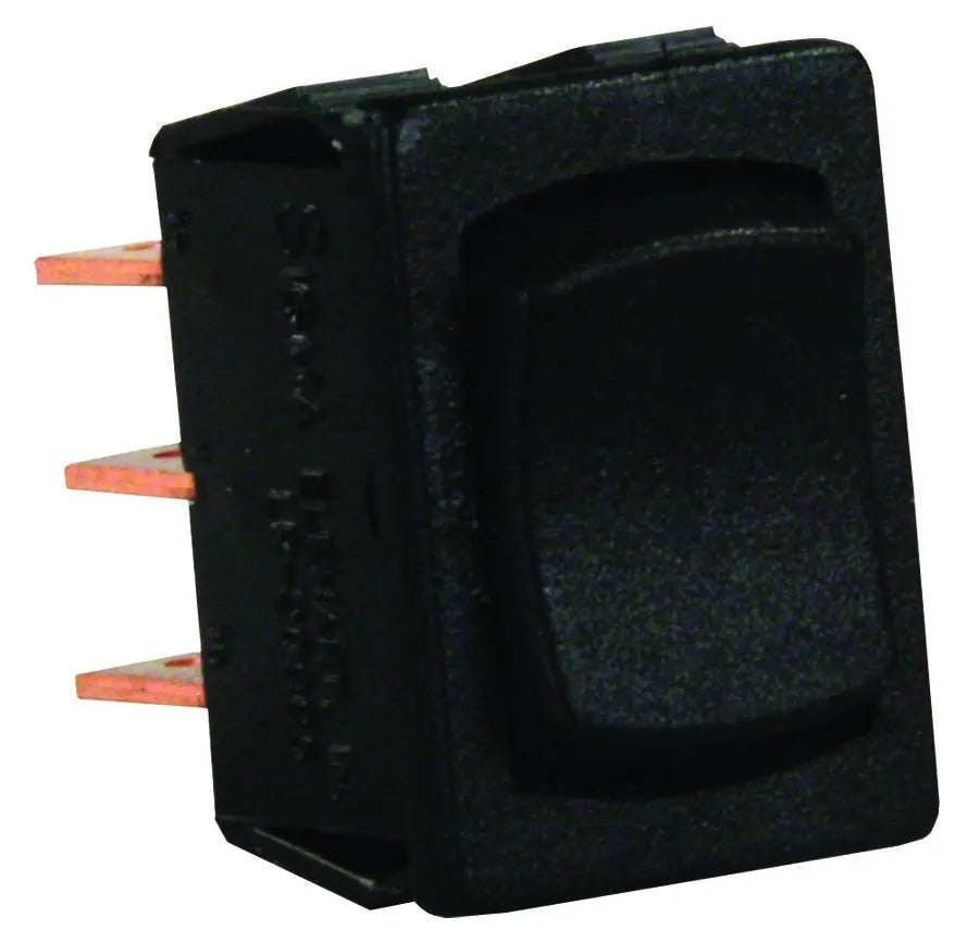 JR Products Mini M-ON/OFF/M-ON Switch in Black - Part Number 13445