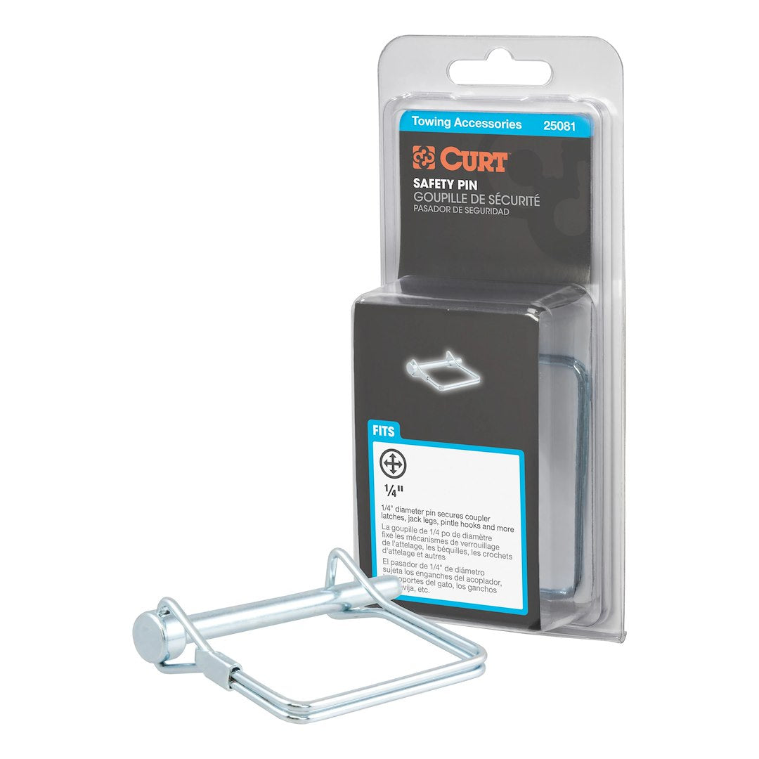CURT MFG Safety Pin 25081 for Secure Connection and Safety
