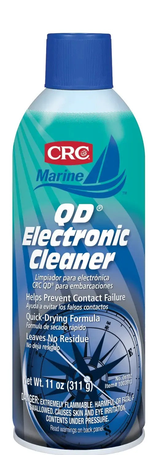 CRC QD Electric Cleaner 11 oz - Fast-Drying Multi-Purpose Spray for Electronics and Surfaces