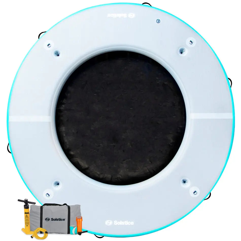Solstice Water 10' x 10' Circular Mesh Dock for Enhanced Water Access