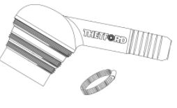 DAVE CARTER TH97520 Nozzle with Clamp for Sani-Con Systems